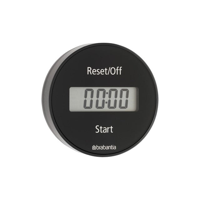 Brabantia Magnetic Kitchen Timer Dark Grey - British product