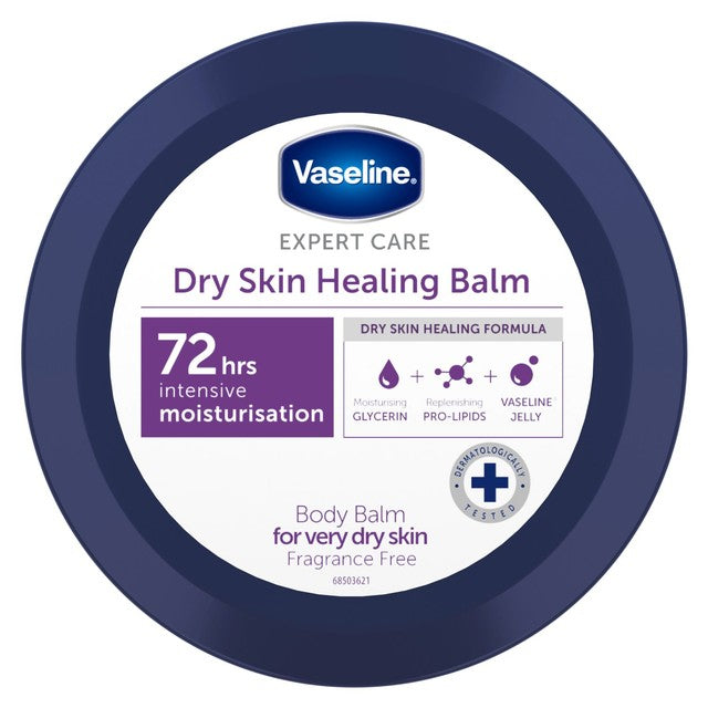 Vaseline Dry Skin Healing Balm Body Cream 250ml (British brand)
