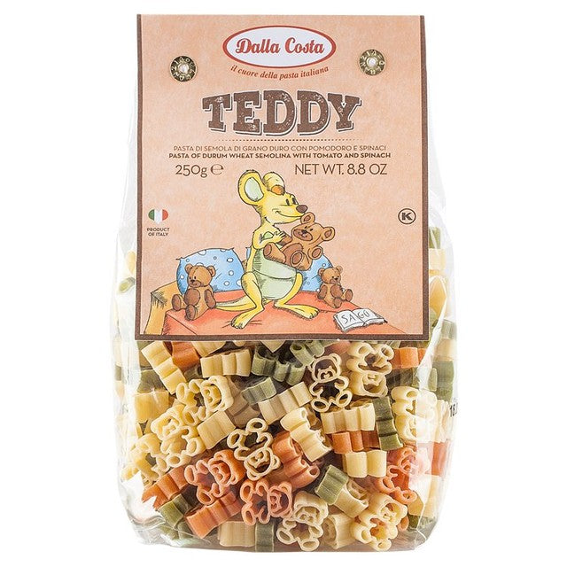Dalla Costa Tri-Colour Teddy Pasta 250g - British product