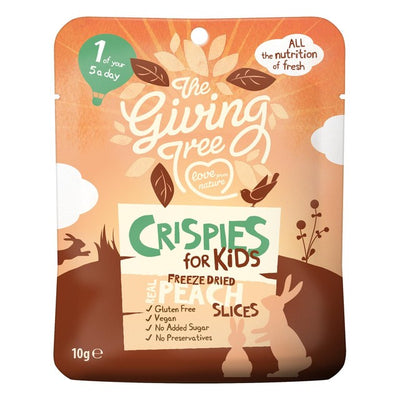 M&S Giving Tree Freeze Dried Peach Crispies Kids Fruit Snack 10g- Buy online at McGrocer