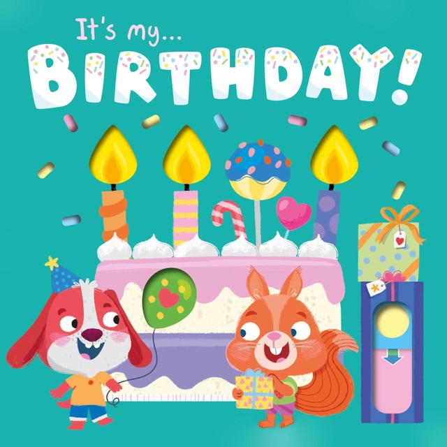 Igloo Books Super Sliders It's My Birthday interactive children's book, UK version