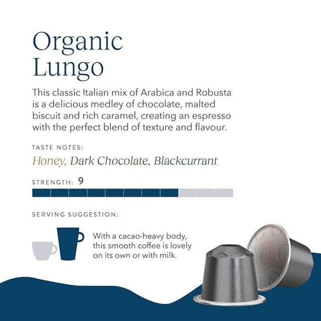 Cru Kafe lungo coffee pods 20 pack - British product
