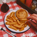 Willy's Pies roast cauliflower, leek & cheddar pie 200g (British brand)