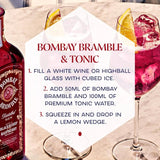 Bombay Sapphire Bramble blackberry and raspberry gin 70cl - British product