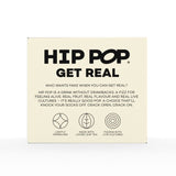 Hip Pop strawberry and pineapple kombucha 4 x 330ml, UK version