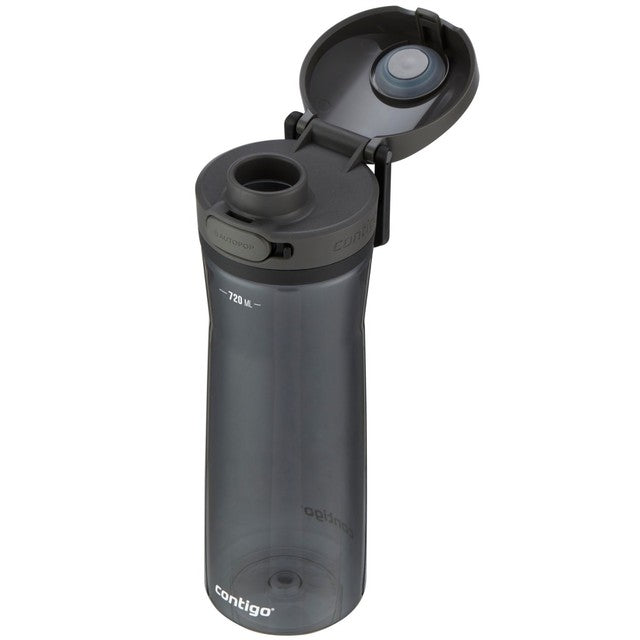 Contigo Jackson Licorice black reusable water bottle 720ml - British product
