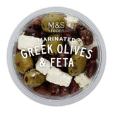 M&S Halkidiki Kalamata Olives & Feta 180g pot, imported from the UK