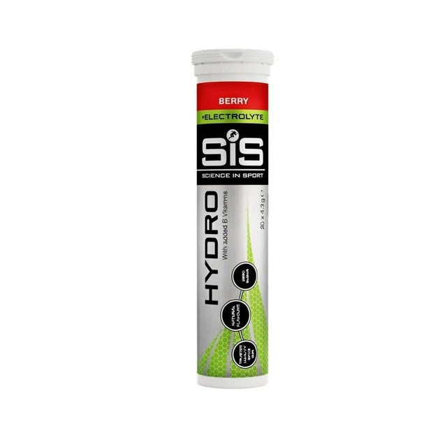 Science in Sport Go Hydro berry electrolyte tablets tube, UK version