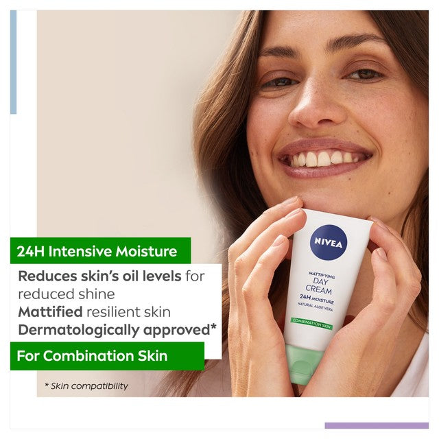 Nivea Mattifying Day Cream for combination skin 50ml, imported from the UK