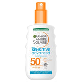 Garnier Ambre Solaire SPF50+ sensitive sun cream spray - British product