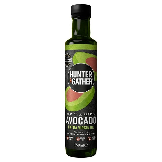 Hunter & Gather cold pressed extra virgin avocado oil 250ml - British product
