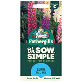 Mr Fothergills Lupin Tall Mix seeds 30 count, imported from the UK