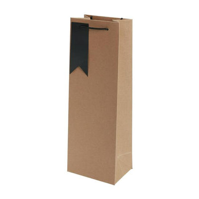 Sac cadeau kraft pour bouteille Sainsburys Home