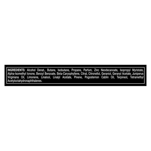 Lynx Black deodorant body spray 250ml, UK version