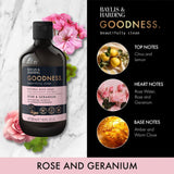 Baylis & Harding Rose & Geranium bath soak 500ml - British product