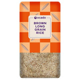 Ocado brown long grain rice 1kg, imported from the UK