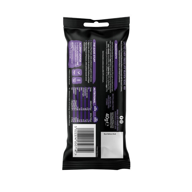 Acti-Snack salted dark chocolate energy mix 40g - British product