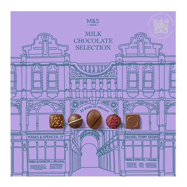 M&S milk chocolate selection box 300g, imported from the UK