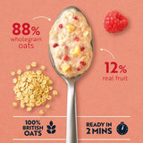 Quaker Summer Berries Porridge Sachets 264g, imported from the UK