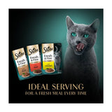 Sheba wet cat food pouches chicken, beef & duck 50 x 50g (British brand)