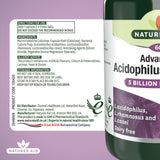 Natures Aid Acidophilus Complex probiotic supplement 60 capsules, imported from the UK