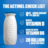 Actimel strawberry fat free yoghurt drink 8 x 100g - British product