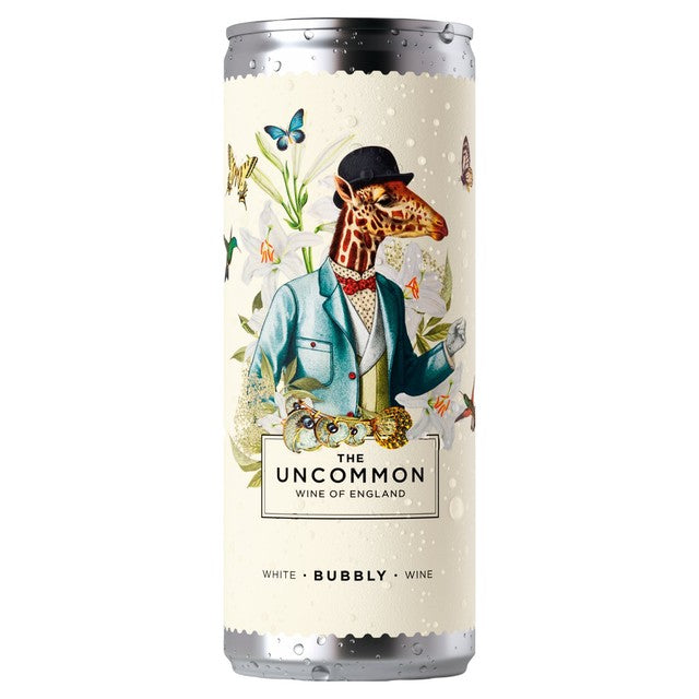 The Uncommon English Bubbly White Wine 250ml can (British brand)