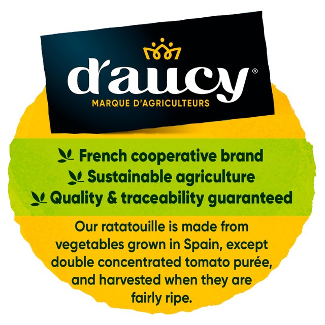 D'aucy Ratatouille canned vegetable stew 360g - British product
