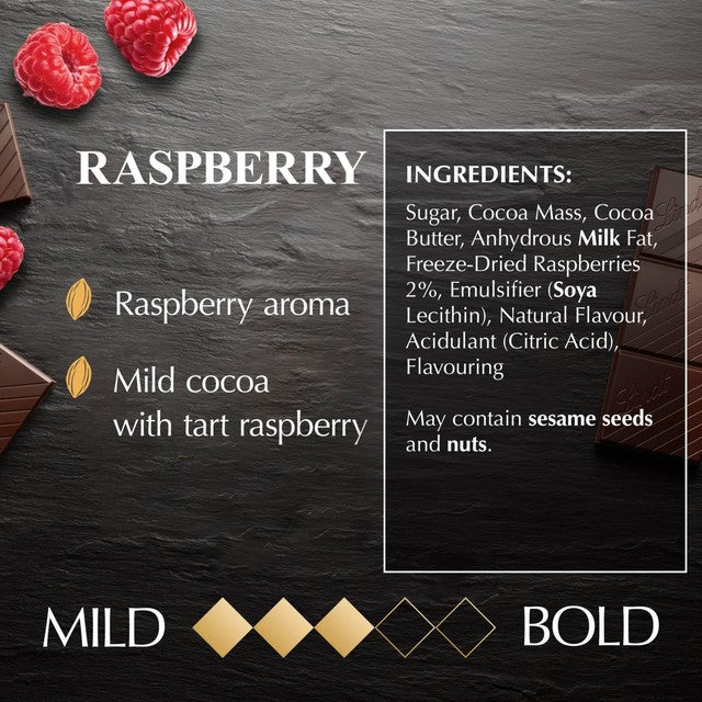 Lindt Excellence Dark Raspberry Chocolate Bar 100g, UK version