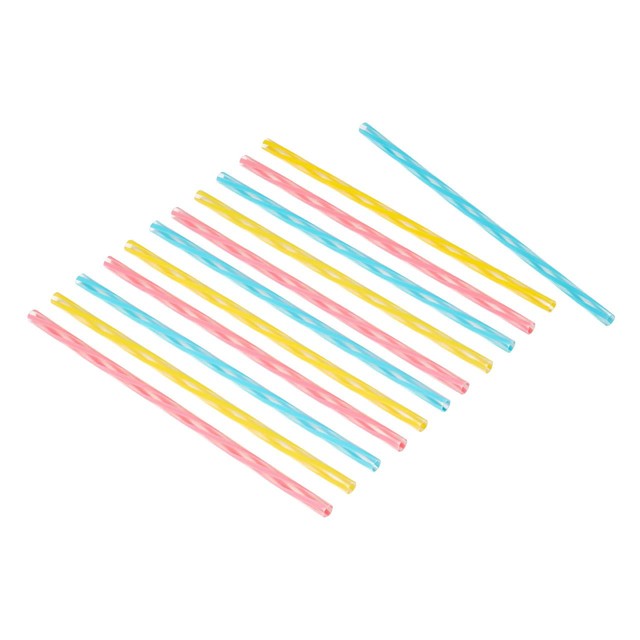 Chef Aid reusable straws mixed colours pack of 12 - British product