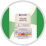 Ocado Italian Ricotta Käse 250g, importiert aus dem Vereinigten Königreich