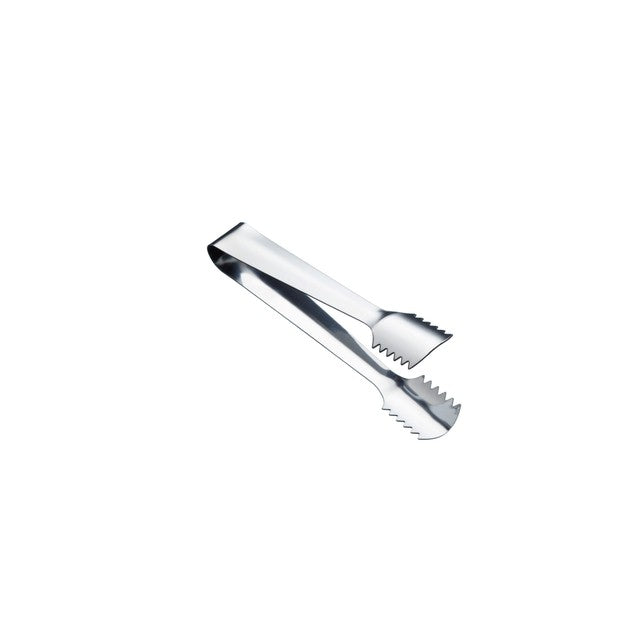 BarCraft stainless steel ice serving tongs - British product