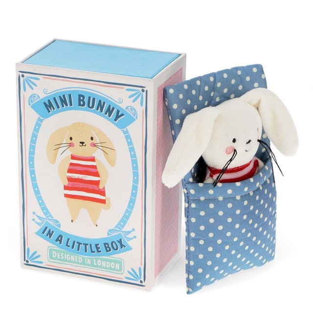 Rex International mini bunny soft toy 11.5cm tall, imported from the UK