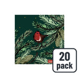 Emma Bridgewater Norway Spruce Robin napkins 20 pack - British product