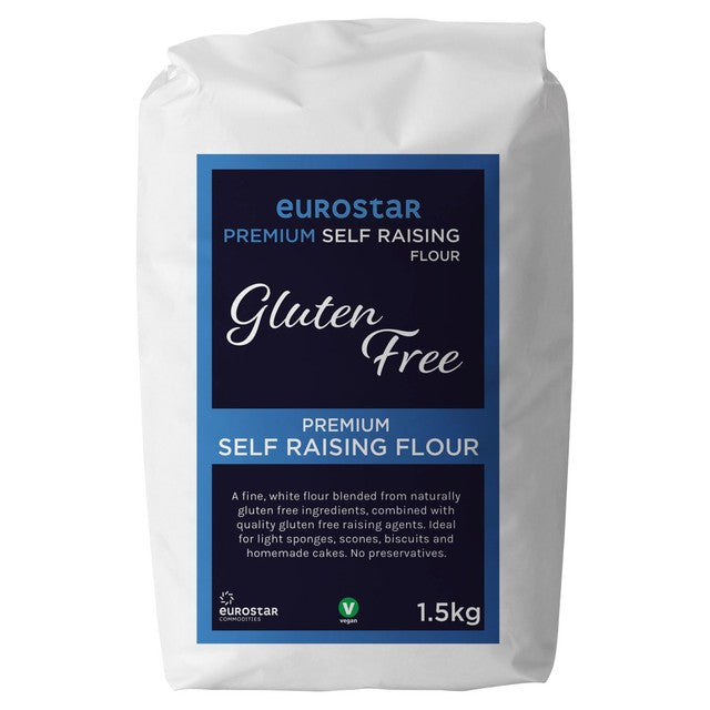 Eurostar Foods Gluten Free Self Raising Flour 1500g - British product
