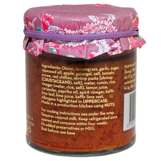 Nonya Secrets red curry mix glass jar (British brand)