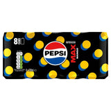 Pepsi Max Mango cola drink 8x330ml cans, imported from the UK