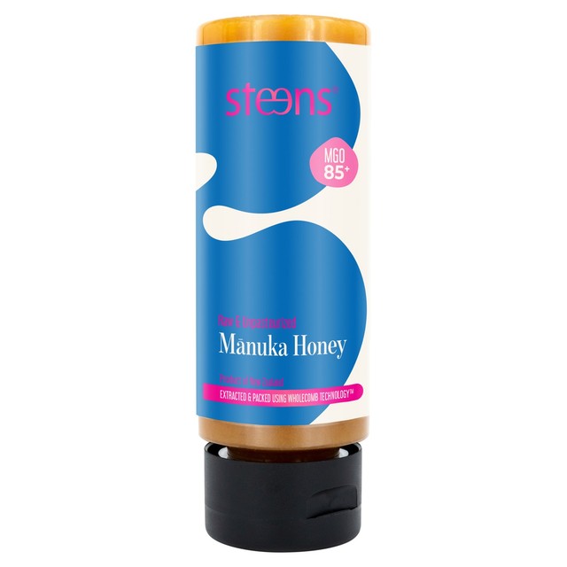 Steens MGO 100 Raw Multi Manuka Honey 340g (British brand)