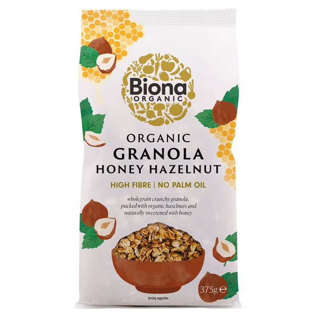Biona Honey & Hazel granola 375g - British product
