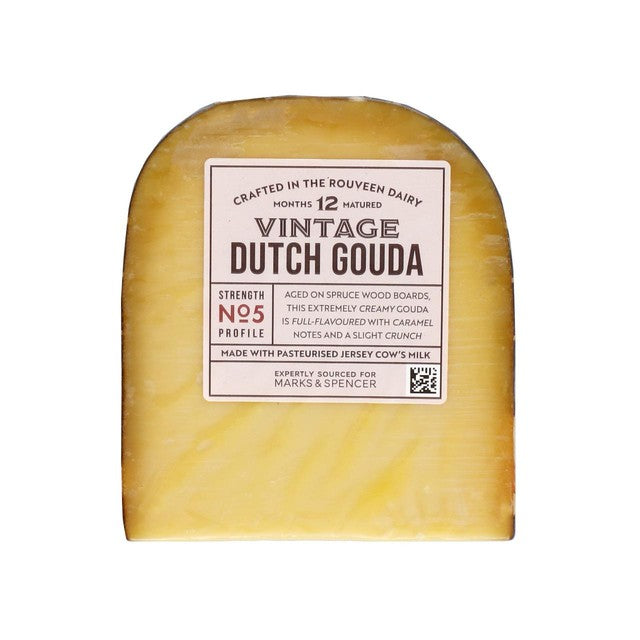 M&S Vintage Gouda cheese 180g, imported from the UK