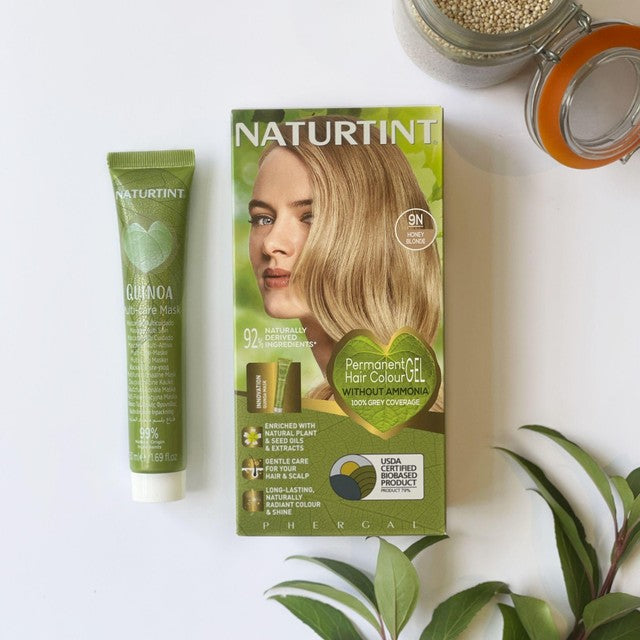 Naturtint hair colour gel Honey Blonde 60ml, imported from the UK
