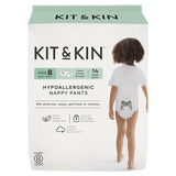 Kit & Kin Hypoallergenic Nappy Pants Size 8 (19+kg), UK version
