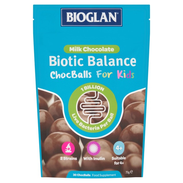 Bioglan Biotic Balance Kid's Milk Chocballs 75g - British product