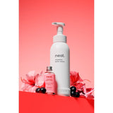 Neat hibiscus and acai berry foaming body wash 500ml starter pack, imported from the UK