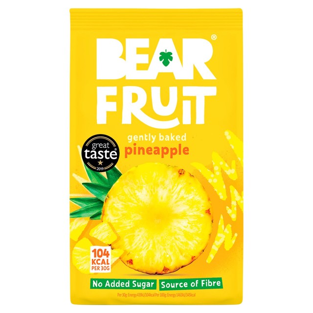 Bear dried fruit snack pineapple 100g - British product