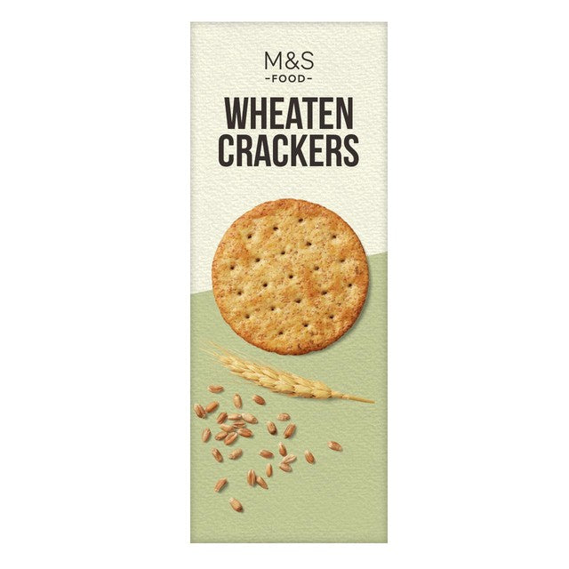 M&S wheaten crackers 150g, imported from the UK
