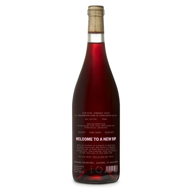 New Theory Love Bite Chilled Red Wine 75cl, imported from the UK