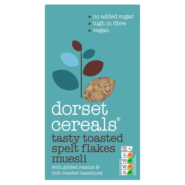 Dorset Cereals Tasty Toasted Spelt Flakes Muesli 570g - British product