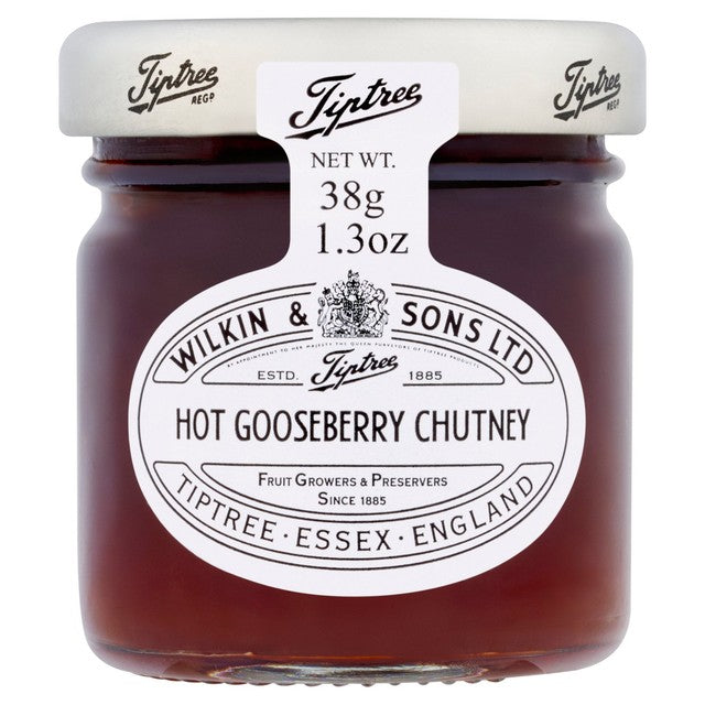Tip Tree Hot Gooseberry Chutney 38g (British brand)