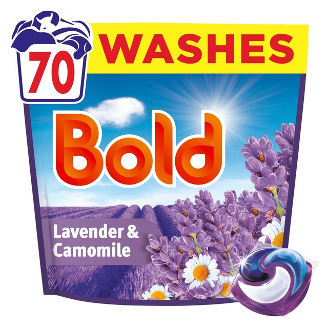 Bold Washing Pods Lavender and Camomile 70 Washes - British product
